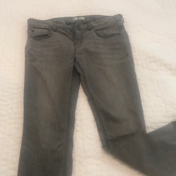 Free People Gray Stretch Jeans - Picture 1 of 2